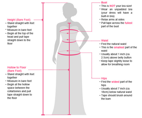 dress measurement guide
